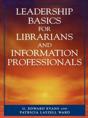 cover image of Leadership Basics for Librarians and Information Professionals